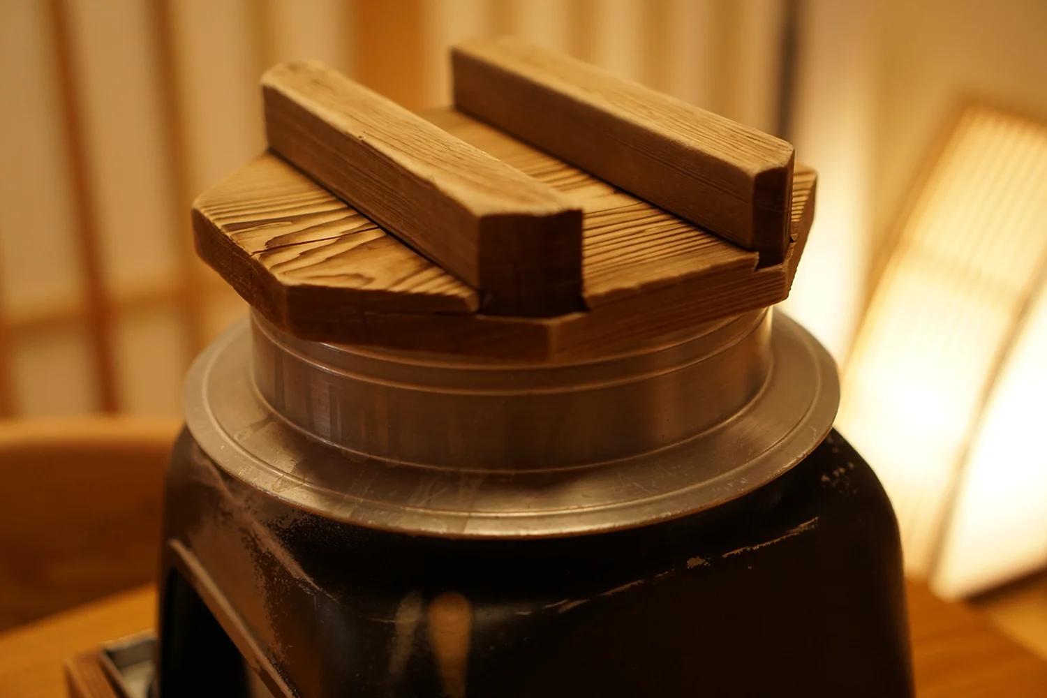 朝食例：羽釜炊き